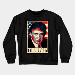 Donald Trump Stars And Stripes Crewneck Sweatshirt